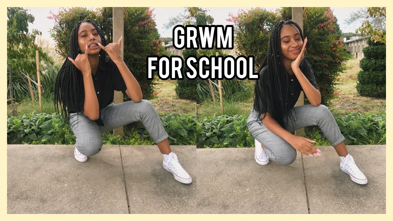a school morning routine for baddies - YouTube