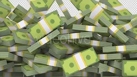 Money Stack Transition | Motion Graphics - Envato elements