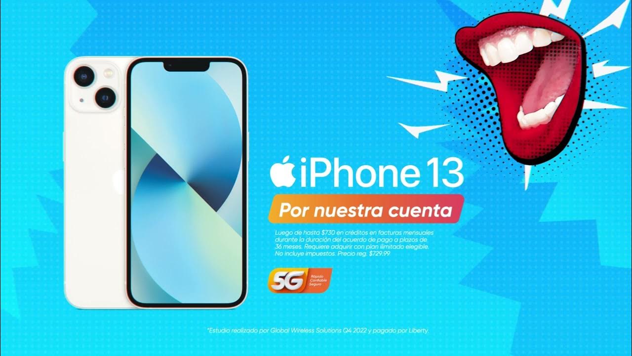 Llévate tu iPhone 13 por $0 en Liberty! 