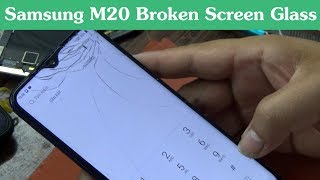 Samsung M Broken Screen Glass Repair Refurbish Youtube