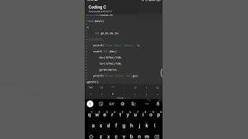 c language program | find gross salary