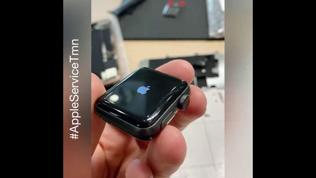 замена стекла apple watch 4