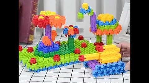 CB765081 Intelligence kids diy play indoor game educational building blocks