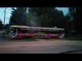 Трамвай горит в Новочеркасске