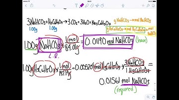 Chapter 3 - Limiting Reactants