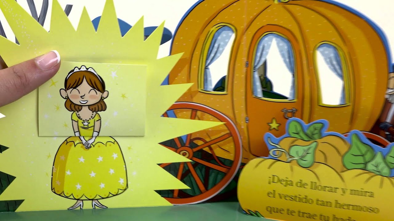 Cenicienta. El libro infantil en pop-up de la colección en Minipops -  YouTube
