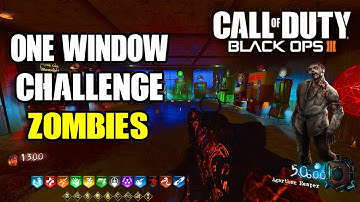 CORPSE PARTY ONE WINDOW HELL CHALLENGE!! (black ops 3 custom maps)