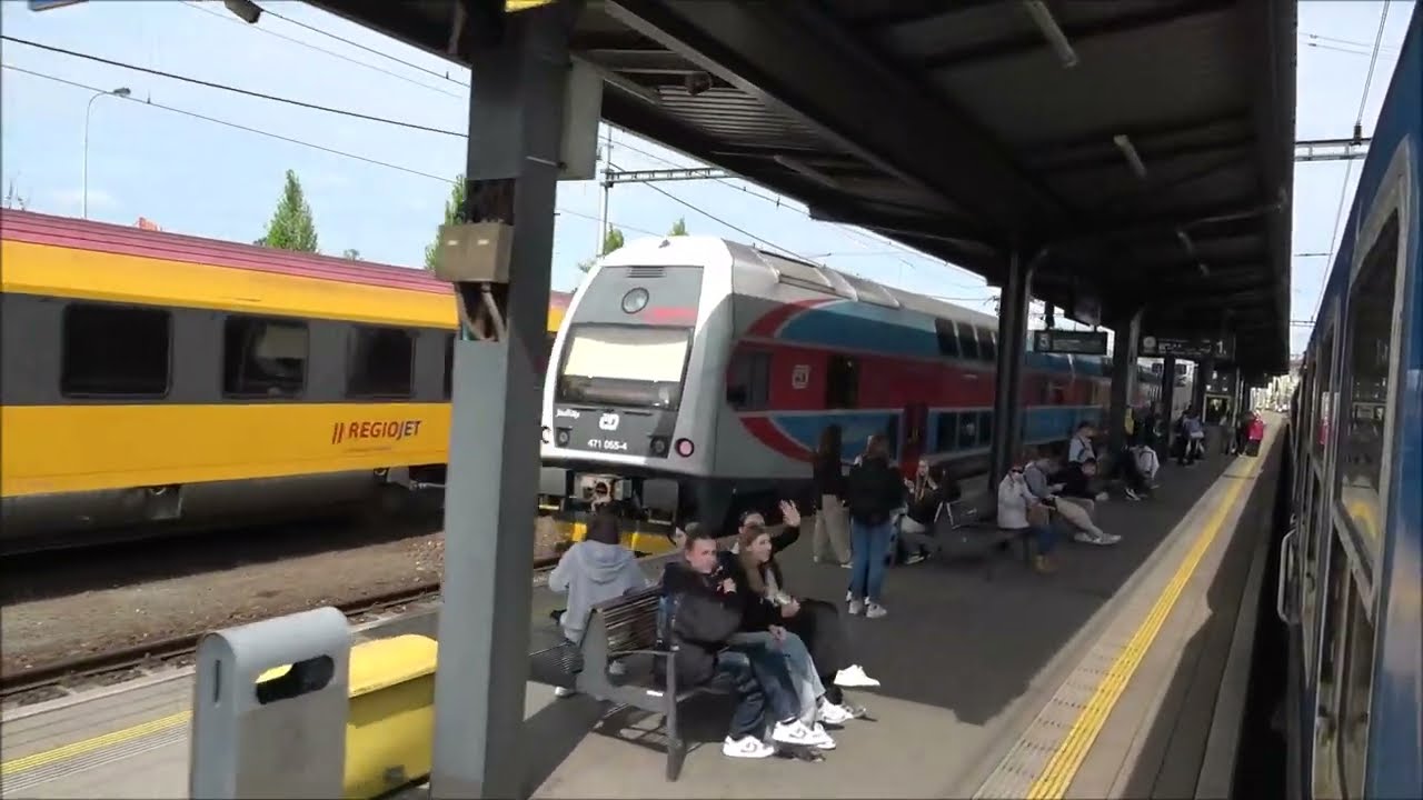 Train trip EuroCity 142 Ostravan Žilina - Praha hlavní nádraží