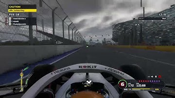 FIRST LAP CARNAGE AT RUSSIA (F1 2019)