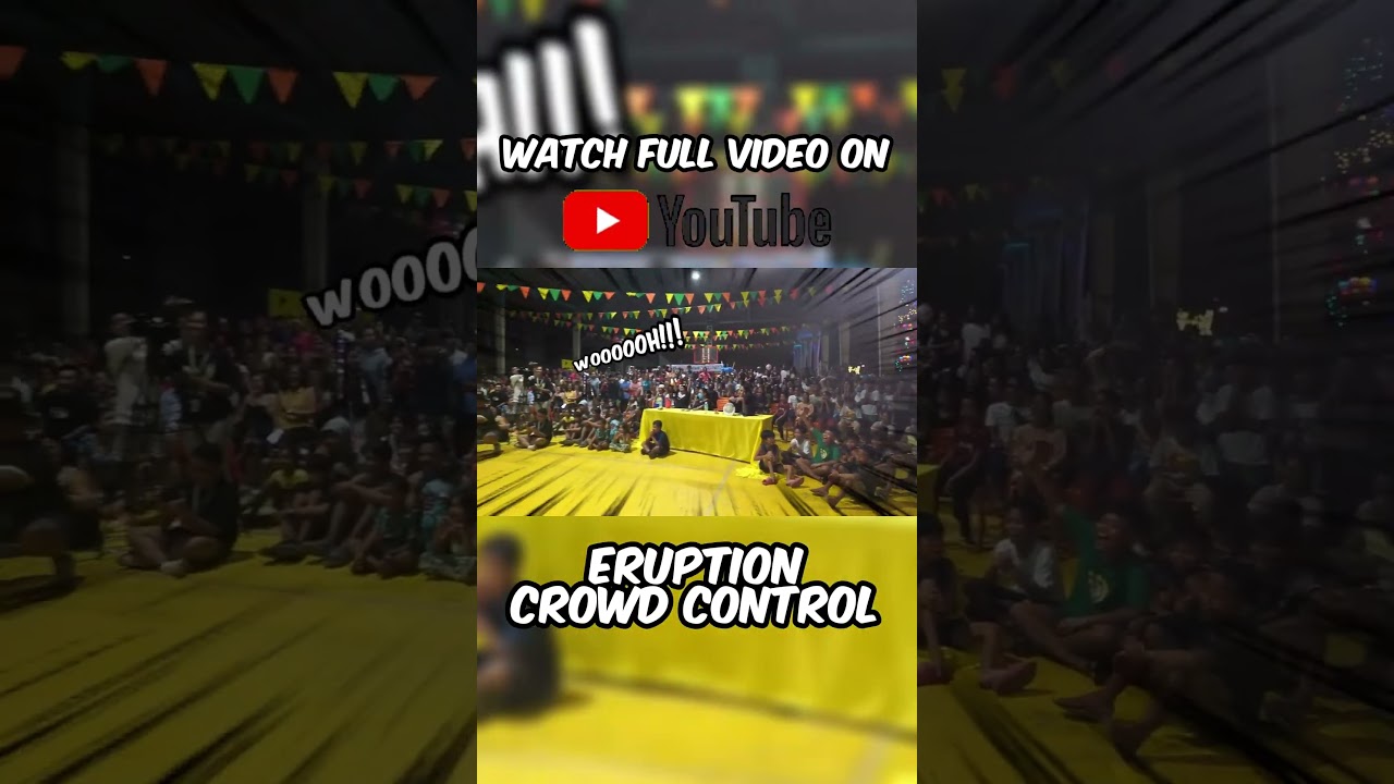 Eruption Crowd Control 📢: Balinsasayaw Festival Edition 💪💪💪 #shorts