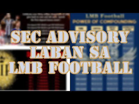 SEC Advisory Laban sa LMB Football