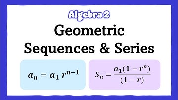 📝 Geometric Sequences & Series 📚 | Algebra 2 |  Math Boost Camp