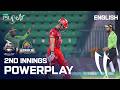 2nd Innings Powerplay Lahore Qalandars Vs Karachi Kings English Match 35 HBL PSL 11 MZB1K 