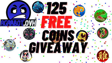 GIVEAWAY 125 FREE COINS AGARBOT OVH