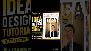 💡 Creative IDEA Text Effect in CorelDRAW X7 🔥 | Easy Typography Tutorial #shorts
