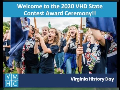 Virginia History Day 2020 Virtual Awards Ceremony