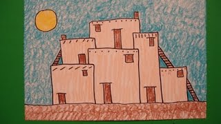 Let's Draw a Southwest Pueblo!