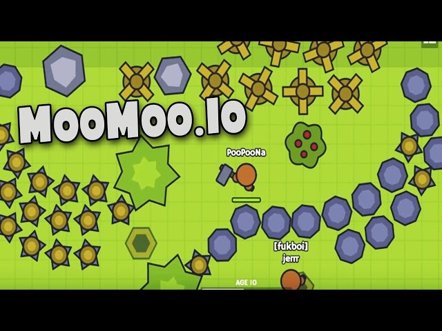 Moomoo.io - Building best base! Defending a siege! 