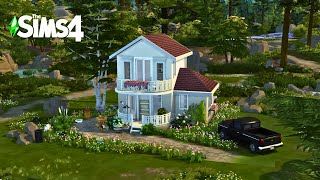 Speed build Sims 4 | Charming little house surrounded by flowers 🌷