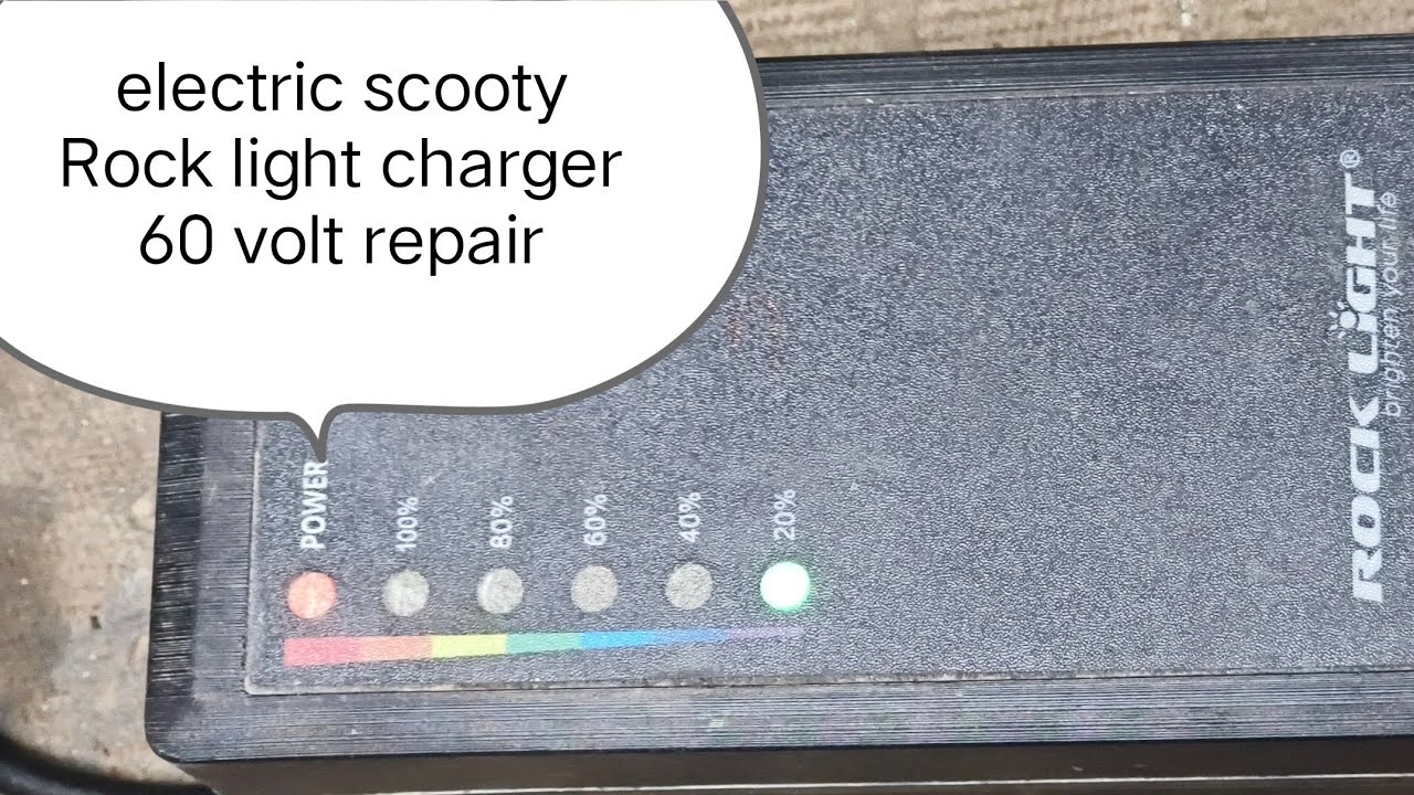 electric scooty Rock light charger repair 60 volt viralvideo 