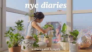 nyc diaries: relaxing week by myself, apartment sitting & lots of eating