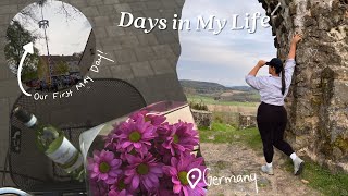 days in my life: grocery shopping, hiking castle ruins, &amp; our first may day in germany!