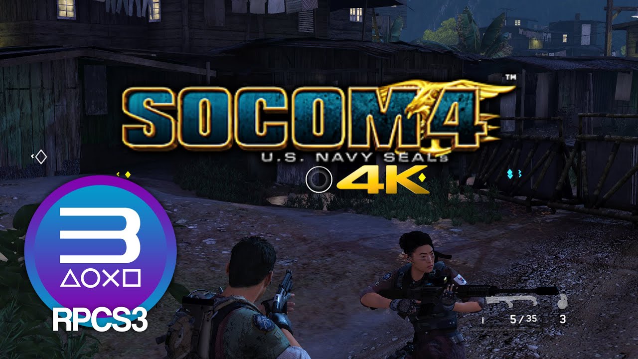 RPCS3 0.0.14 | Socom 4 US Navy SEALs 4K UHD | PS3 Emulator Gameplay ...