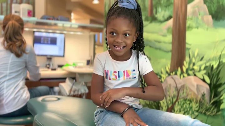 Mia Dentist visit with Dr. Baker
