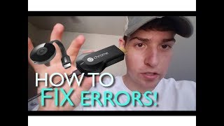 How to FIX all Google Chromecast ERRORs! Factory Reset, Can't find, unable  to connect to wifi, etc - YouTube