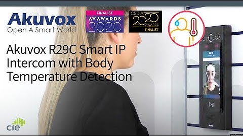 Akuvox R29C-B Intercom with Body Temperature Detection