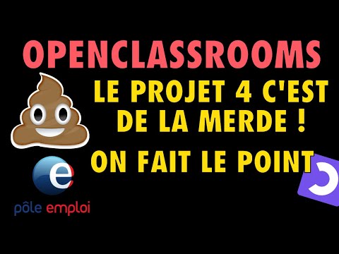 Parcours Openclassrooms - Conseils pour le P4 + Merci Pôle Emploi