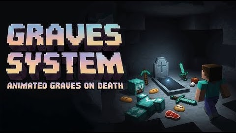 🪦 Minecraft Graves Plugin 💀 • Animations & Features Demo