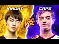KNIGHT vs CAPS FINALLY HAPPENS ON THE CHINESE SUPER SERVER!!! (WORLDS BOOTCAMP)