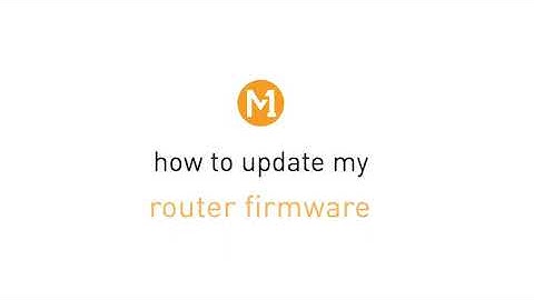 How do I update my router firmware