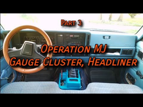 Jeep Comanche - Part 3: Interior Upgrades; Tachometer Swap, Headliner, Window Trim