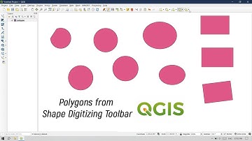 Polygons from Shape Digitizing Toolbar
