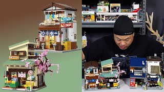 Japanese Style Canteen and Kitty's Grocery | Cada Brick Review C66014W + C66015W