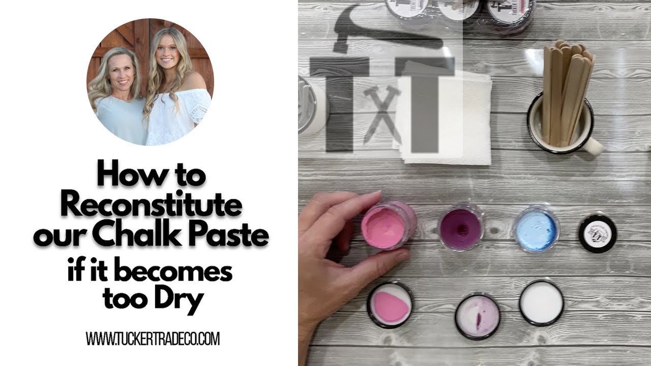 How To Fix Dry Chalk Paste for Ikonart Stencils