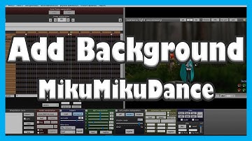 How to Add Background Image or Video | MikuMikuDance MMD | Tutorial for Beginners Part 7