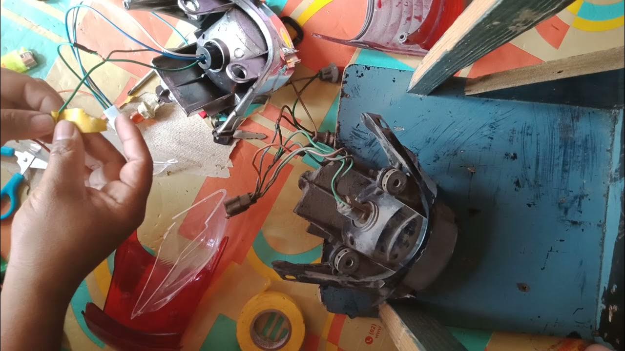 tail lights xrm 110 rewiring. YouTube