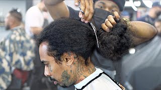 5 YEAR BIG CHOP: TRANSFORMATION HAIRCUT: TRYING TO GET HIS WAVES BACK!