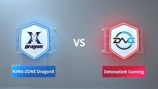 KING-ZONE DragonX vs DetonatioN Gaming - 2018 Clash Royale League Asia Week 3 Day 2