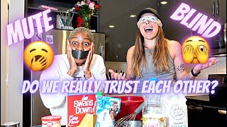 Baking A Cake Blindfolded/Mute *CHAOTIC!!!