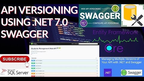 How to Implement API VERSIONING IN ASP.NET CORE Web API WITH EF CORE NET 7.0 -API Versioning Swagger