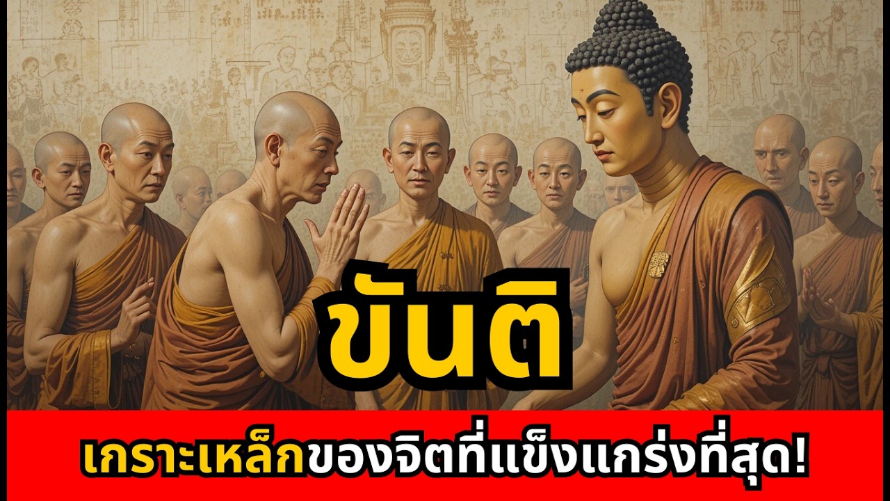 ขันติ เกราะเหล็กของจิตที่แข็งแกร่งที่สุด พระพุทธเจ้าชี้ชัด!