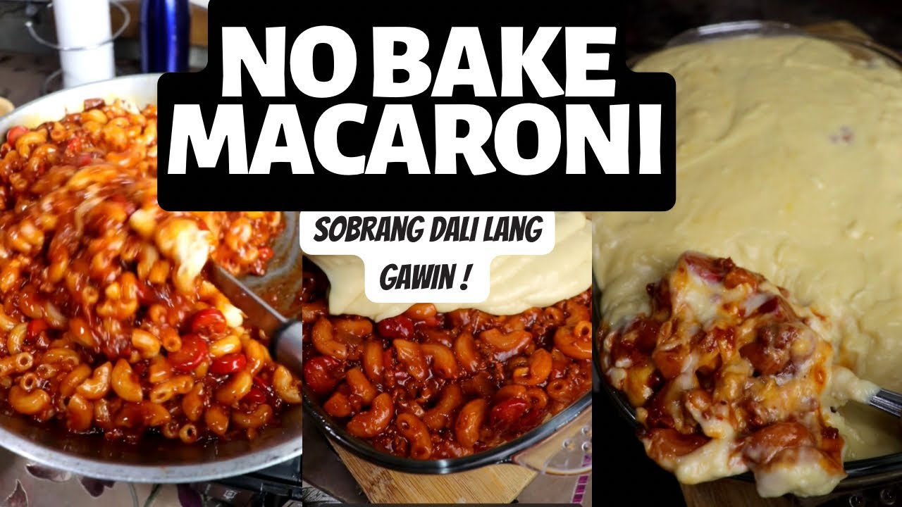 NO BAKE MACARONI PANG NEGOSYO recipe 