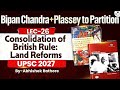 UPSC Modern History | Consolidation of British Rule: Land Reforms | Lec 26 | StudyIQ IAS