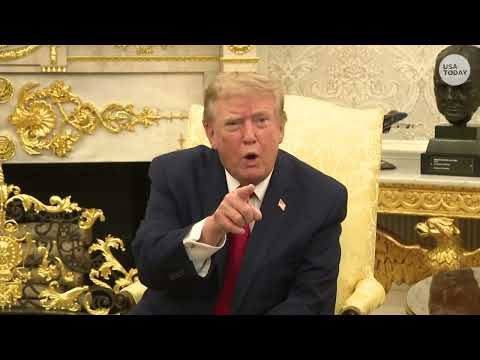 Donald Trump Clashes with CNN Reporter in Oval Office