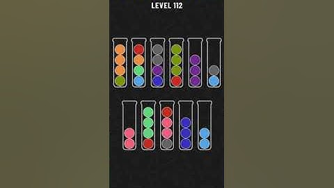 Ball Sort Puzzle level 112