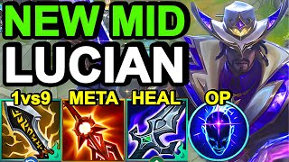 Wild Rift China Lucian Mid - China Broken OP Burst Build Runes - Prestige High Noon Lucian Skin